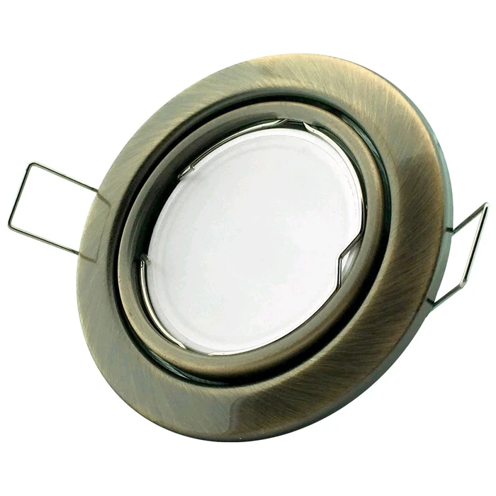 Χωνευτό Σποτ Avide GU10 Πλαίσιο Κώνος Σαγρέ Χαλκός