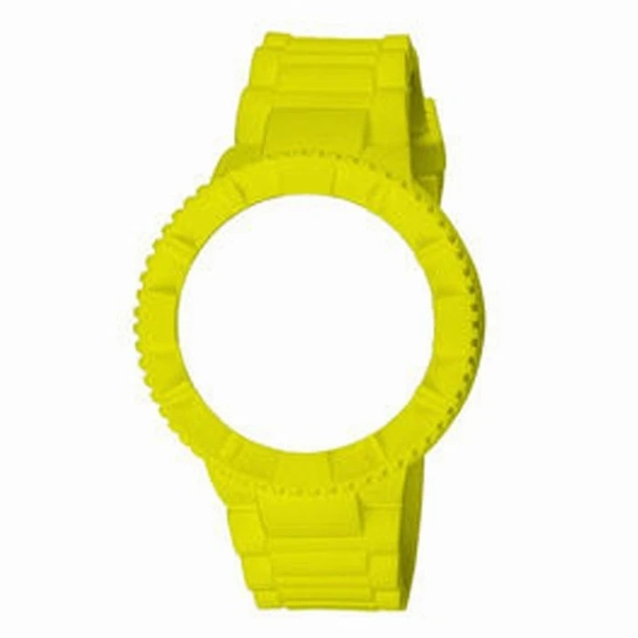 Λουράκι Ρολογιού Unisex WATX & CO Cowa1097 (43mm) Καουτσούκ Κίτρινο
