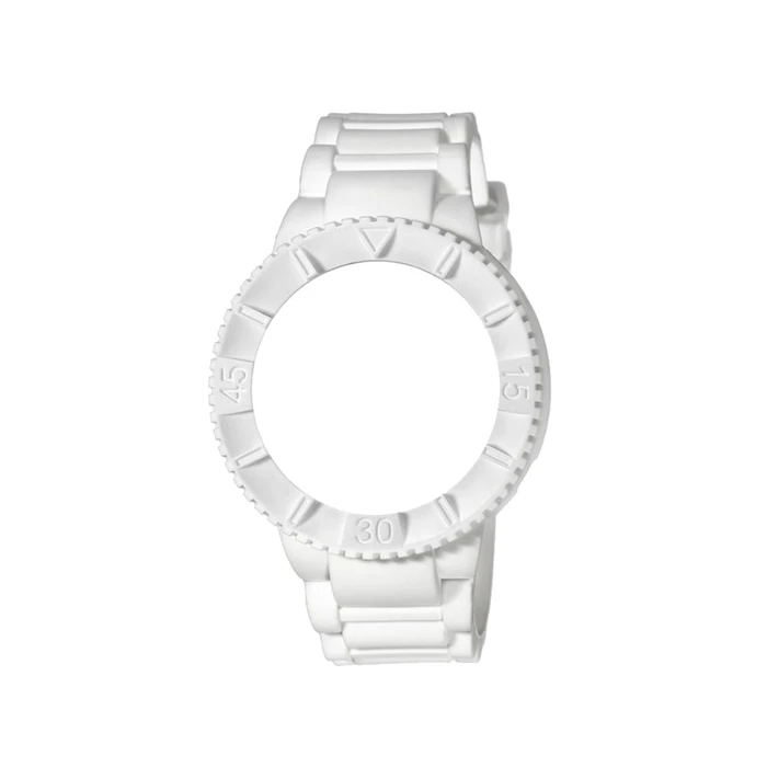 Λουράκι Ρολογιού Unisex WATX & CO Cowa1201 (43mm) Καουτσούκ Λευκό