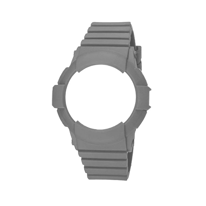 Λουράκι Ρολογιού Unisex WATX & CO Cowa2055 (43mm) Καουτσούκ Ασημί