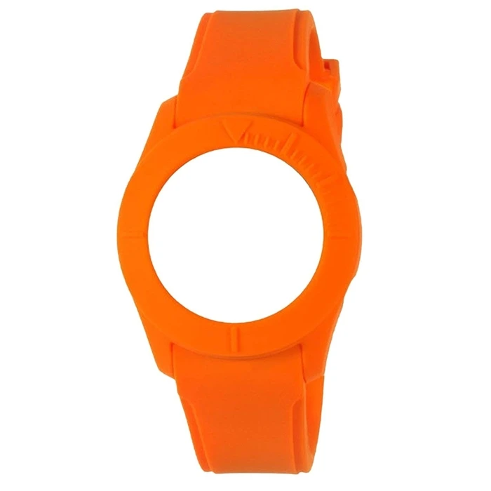 Λουράκι Ρολογιού Unisex WATX & CO Cowa3561 (38mm) Καουτσούκ Πορτοκαλί