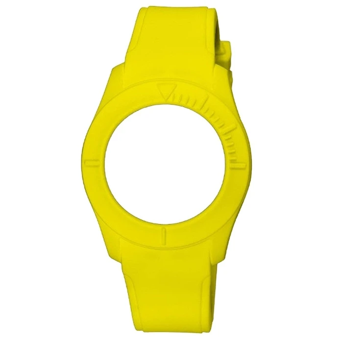 Λουράκι Ρολογιού Unisex WATX & CO Cowa3562 (38mm) Καουτσούκ Κίτρινο