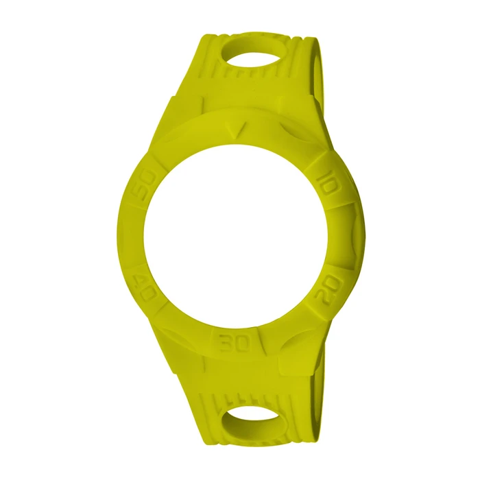 Λουράκι Ρολογιού Unisex WATX & CO Cowa5762 (49mm) Καουτσούκ Κίτρινο