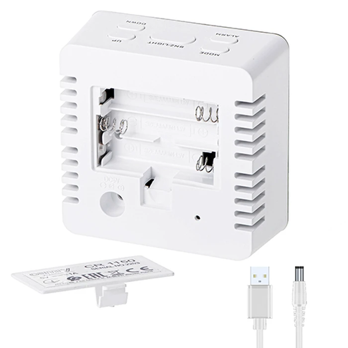 Ρολόι Επιτραπέζιο Camry LED ALARM CLOCK WHITE