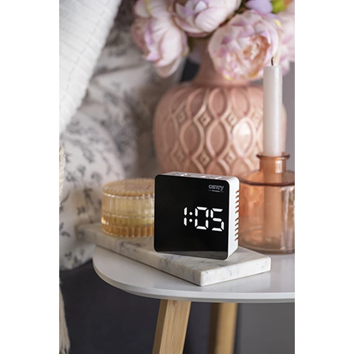 Ρολόι Επιτραπέζιο Camry LED ALARM CLOCK WHITE