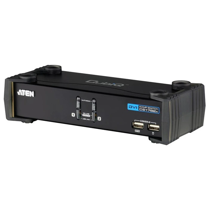 KVM & Data Switch Aten CubiQ CS1762A 2P. USB DVI audio