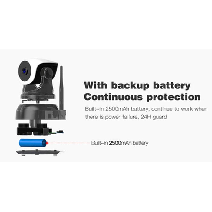 IP Κάμερα Vstarcam smart CS24B, 3MP, WiFi, battery backup