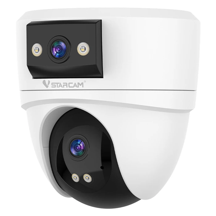 VSTARCAM CS2DR Smart IP Camera 3MP Dual‑Lens Wi‑Fi PTZ Dome — Full‑Color Night Vision, 4mm