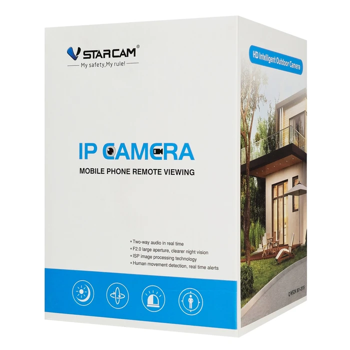 VSTARCAM CS2DR Smart IP Camera 3MP Dual‑Lens Wi‑Fi PTZ Dome — Full‑Color Night Vision, 4mm