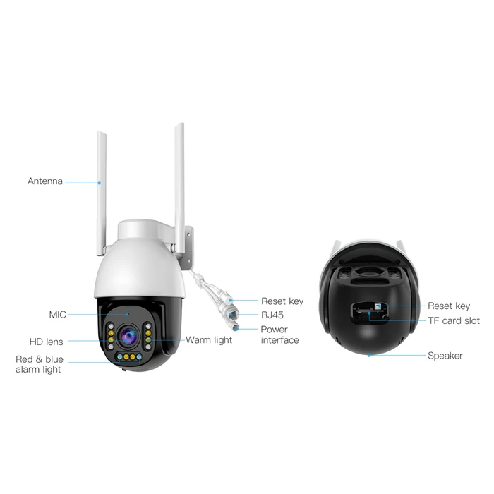 Κάμερα Παρακολούθησης Vstarcam Smart Cs611Q-Uv, 4Mp, Wi-Fi, Ptz, Sd
