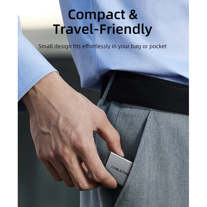 Card Reader Cabletime CT-Accd3-Ag για Sd & Micro Sd, USB 3.0, 5Gbps, Γκρι