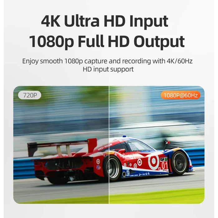 CABLETIME Video Capture CT-ACHC3-AG HDMI σε USB/USB-C 4K/30Hz γκρι