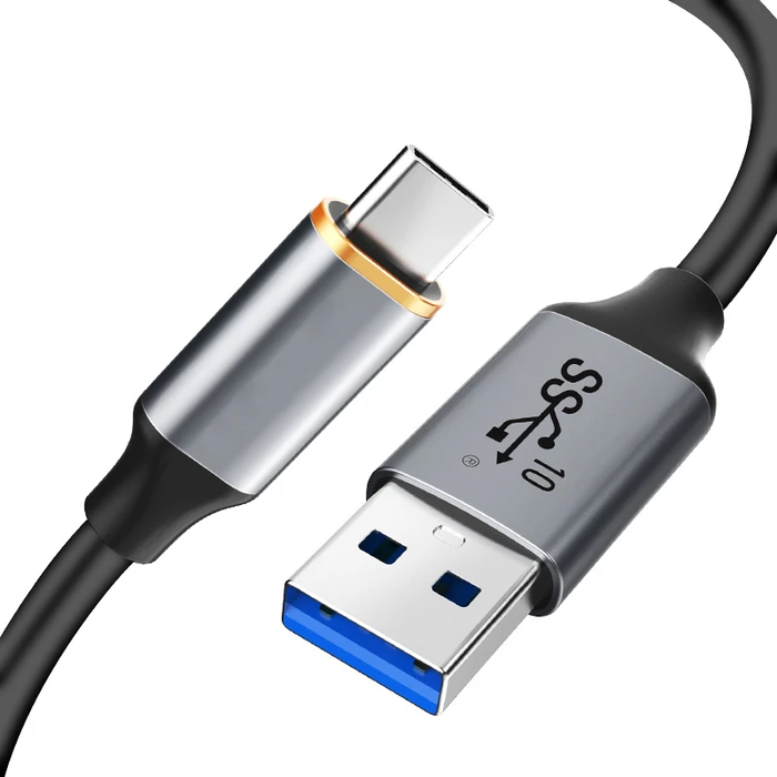 Καλώδιο USB-C Cabletime σε USB CT-AMCMG2, 60W, 10Gbps, 1m, Μαύρο