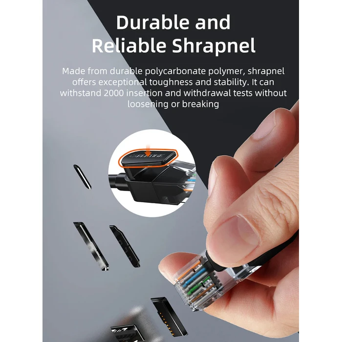 Καλώδιο Δικτύου Cabletime Ct-Cat6U, Cat 6 Utp, 250 Mhz, Cca, 0.5M, Μαύρο