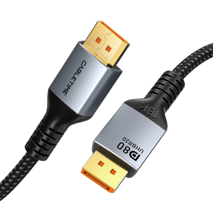 CABLETIME καλώδιο DisplayPort 2.1 2m (CT-DP16K-AG2)
