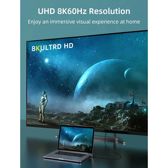 Καλώδιο DisplayPort Cabletime CT-DP8K, 32.4Gbps, 8K/60Hz, 2m, μαύρο