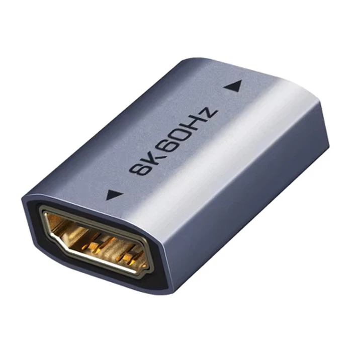 Αντάπτορας HDMI Cabletime CT-HEF8K-AG, 8K/60Hz, 4K/120Hz, 48 Gbps, γκρι