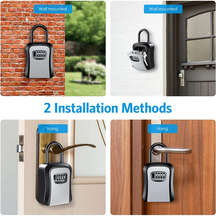 Κλειδοθήκη Τοίχου C-Tech συνδυασμού CTL-0023, 4 ψηφίων, 92x42x116mm, 473gr