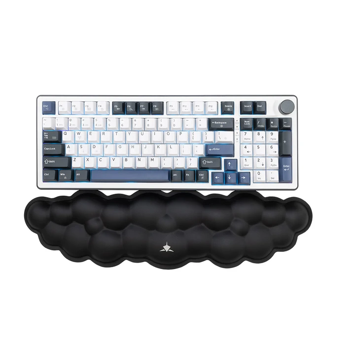Στήριγμα Καρπού White Shark Wrist Rest Kp-012 Cumulus Black