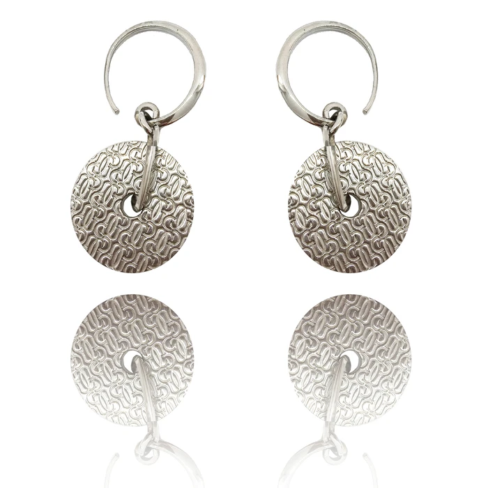 Γυναικεία Σκουλαρίκια GC Cwe90703 (1Cm X 1cm) από Ατσάλι Silver