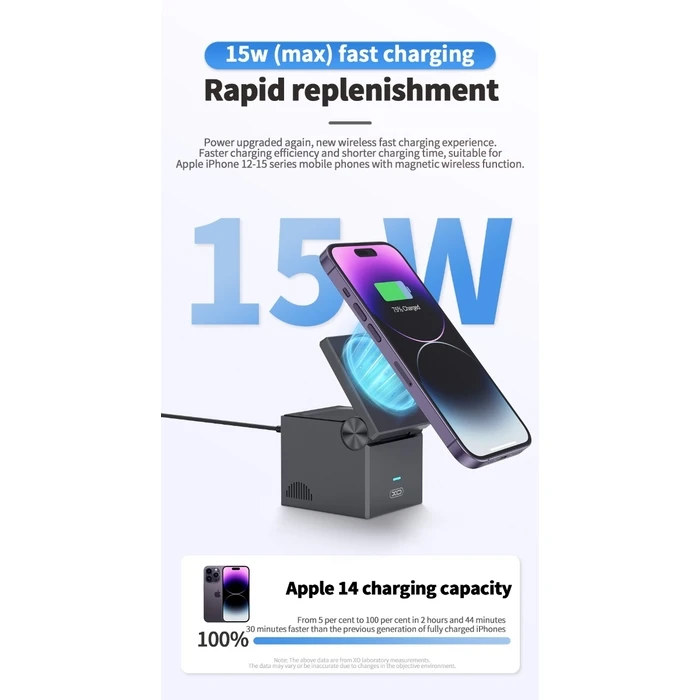 Ασύρματος Φορτιστής XO CX027 /Apple WATCh/ TWS 3-σε-1 15W