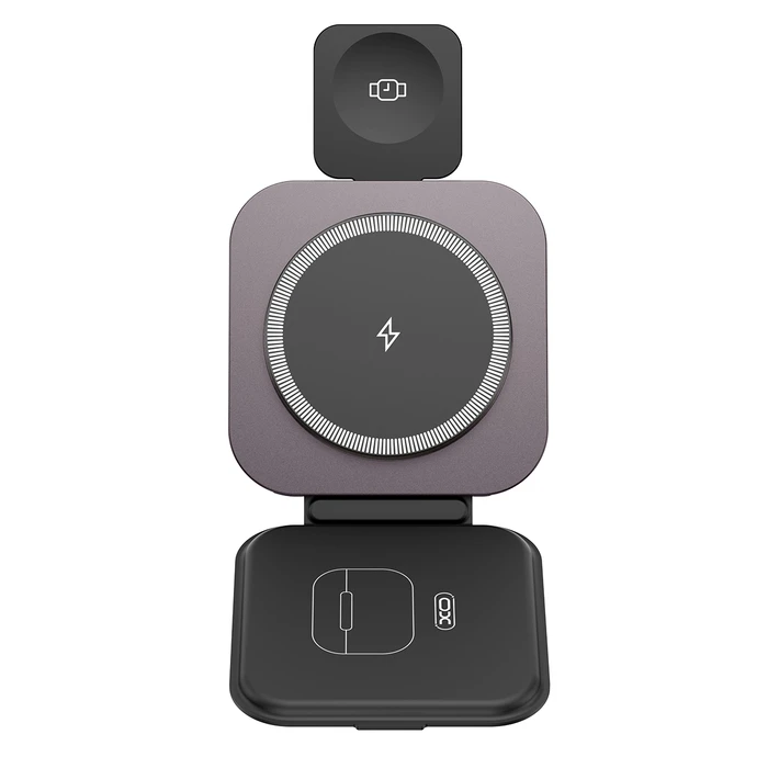 XO Ασύρματος Φορτιστής Πτυσσόμενος 3 σε 1 Μαγνητικός CX035