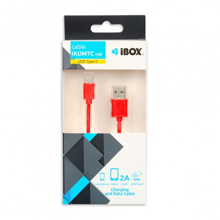 Καλώδιo USB I-BOX 2.0 TYPE C, 2A 1M
