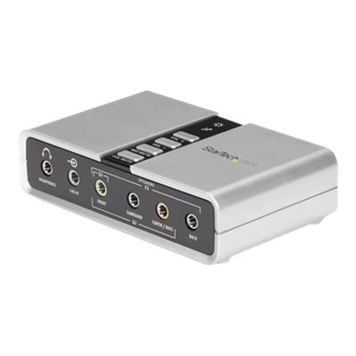 Κάρτα Ήχου StarTech USB 2.0 Soundbox 7.1 Adapter - with SPDIF Didital Audio - 8x 3.5mm socket