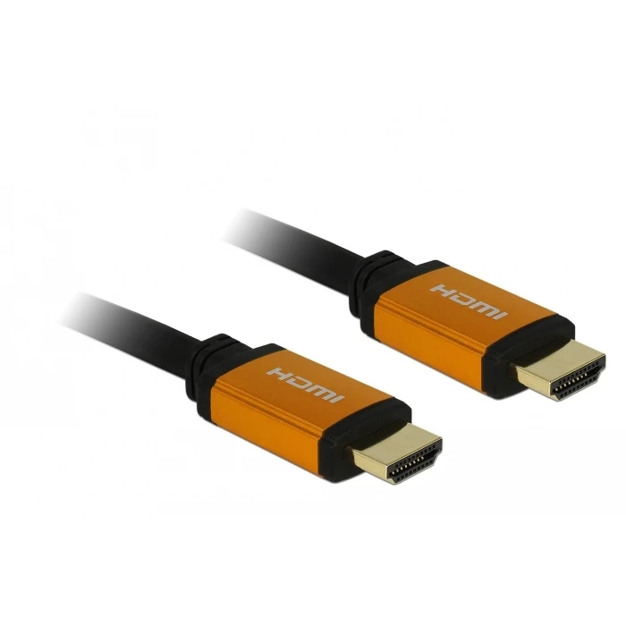 Καλώδιο HDMI DeLOCK 85726 0.5 m Type A (Standard) Black, Gold