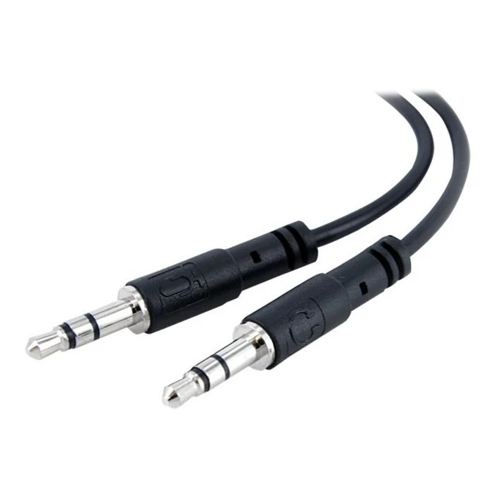 Αντάπτορας Ήχου StarTech.com 3.5mm Audio Jack Y Cable - Headset Splitter - 1 x 3.5mm 4 Position Socket 2 x 3.5mm 3 Position Plug - Black
