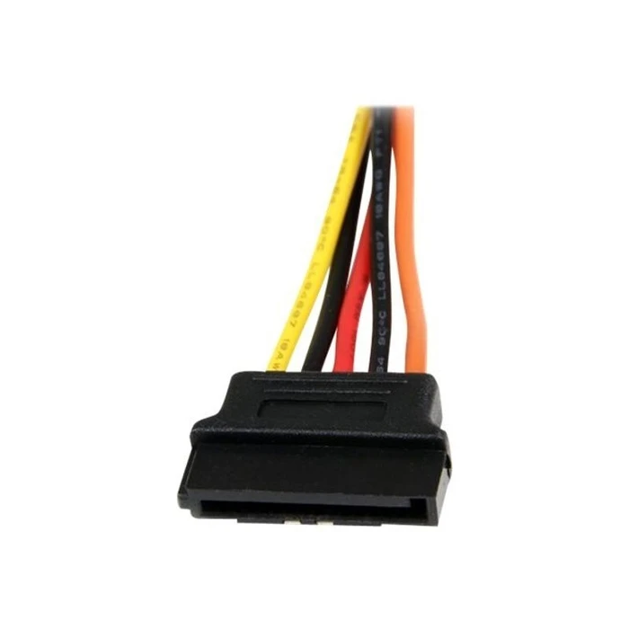 Καλώδιο StarTech.com SATA Y-Power Adapter Cable with Locking Clip 15cm - S-ATA Y Splitter Power Cable M / F