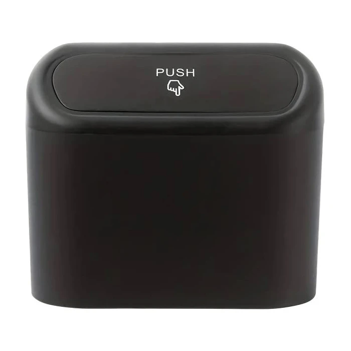 Κάδος Απορριμάτων Αυτοκινήτου Da211, 13.5X15.5X8Cm, Μαύρος