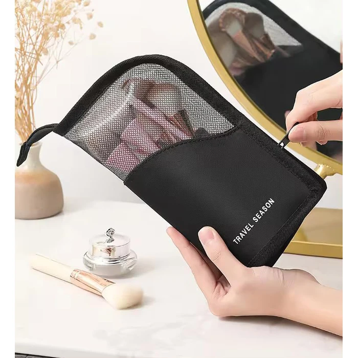 Θήκη Πινέλων Μακιγιάζ Da246, 13X25Cm, Μαύρη