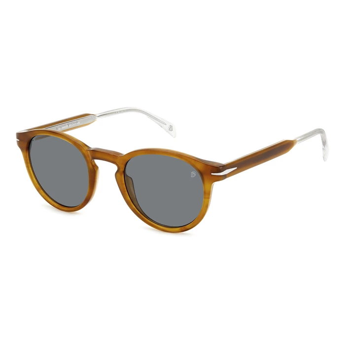 David Beckham Men's Sunglasses DB-1111-S-B4L/IR 50/23/145 Acetate Tortoiseshell Frame Grey Lenses UV400 Category 3