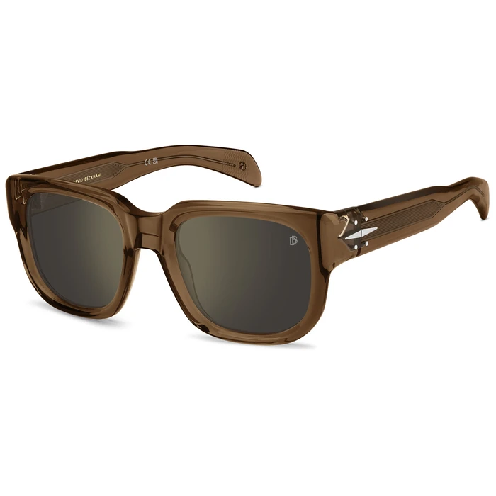 David Beckham Men's Sunglasses DB-7146-S-FMP (Brown lenses, Acetate frame, 53/21/140 mm)
