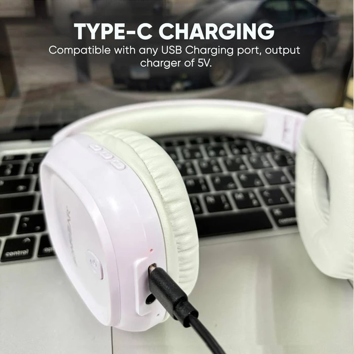 Headphones Sonic Gear Bt5.4 Over-Ear Airphone 5 Carbon