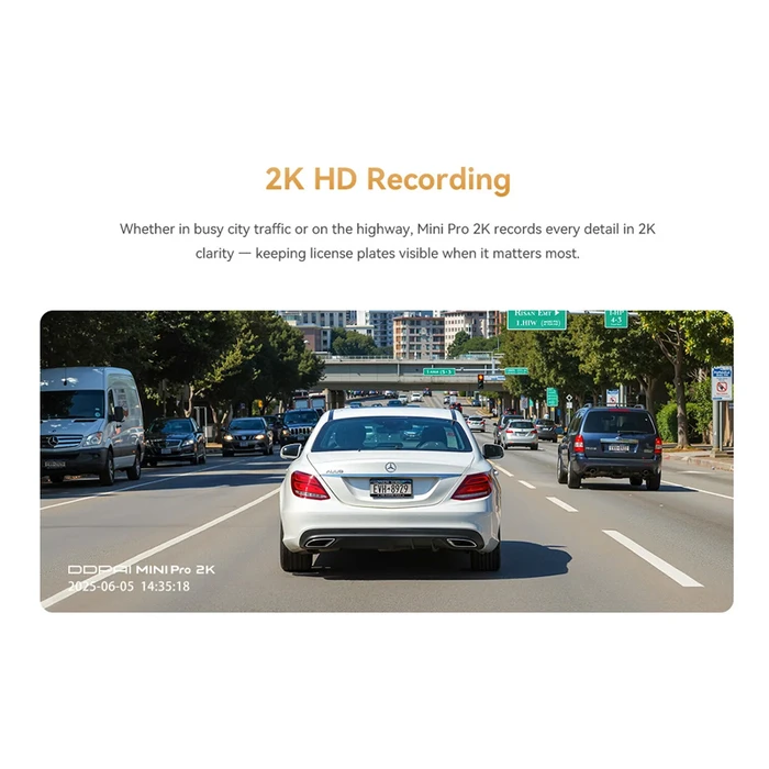 DDPAI Mini Pro Κάμερα DVR Αυτοκινήτου 1440P Wi-Fi