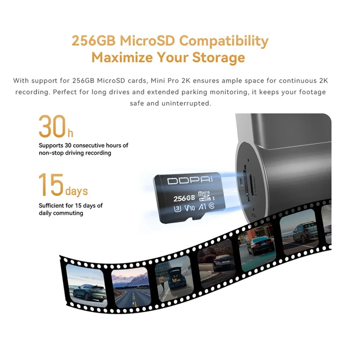DDPAI Mini Pro Κάμερα DVR Αυτοκινήτου 1440P Wi-Fi