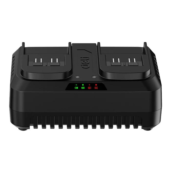 Φορτιστής Μπαταριών Εργαλείων Deli De-Cd20D4, 2 Θέσεων, 20V 4A