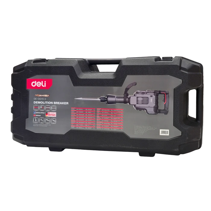 DELI κρουστικό κατεδαφιστικό ρεύματος DE-DG15-2E, 1800W, 65J