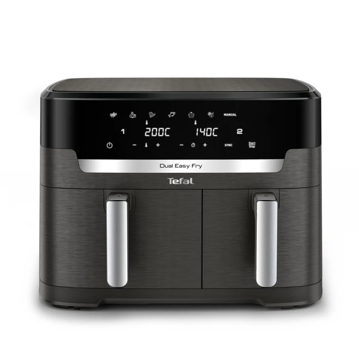 Tefal Φριτέζα αέρος EY 942 H Dual Easy Fry XXL