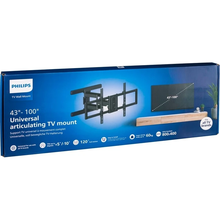 Philips Βάσεις TV/Video – Philips TV-Wandhalterung Universal 43-100 schwenkbar