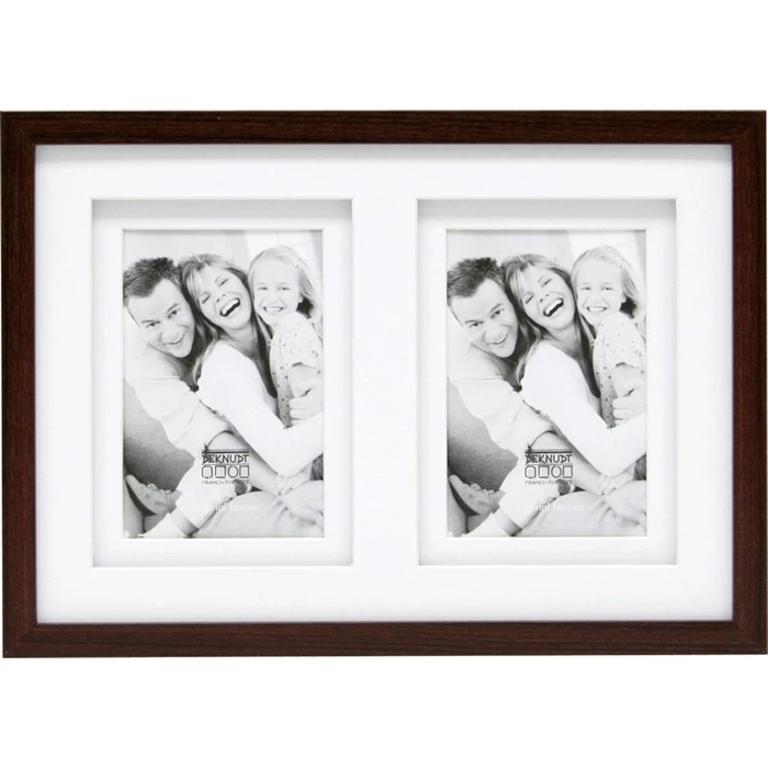 Κορνίζες γκαλερί Deknudt S65KQ2 2x13x18 Wood Gallery brown Passepartout