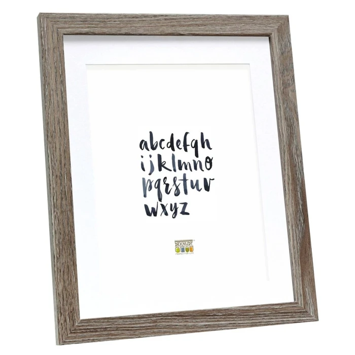 Κορνίζες τοίχου Deknudt S66KH3 P1 30x45 Wood grey oak w. Passepartout