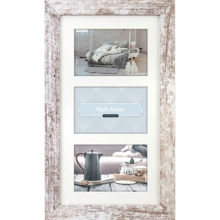 Κορνίζες γκαλερί ZEP Nelson 6 3x10x15 Wood Frame 3Q white/brown V23106