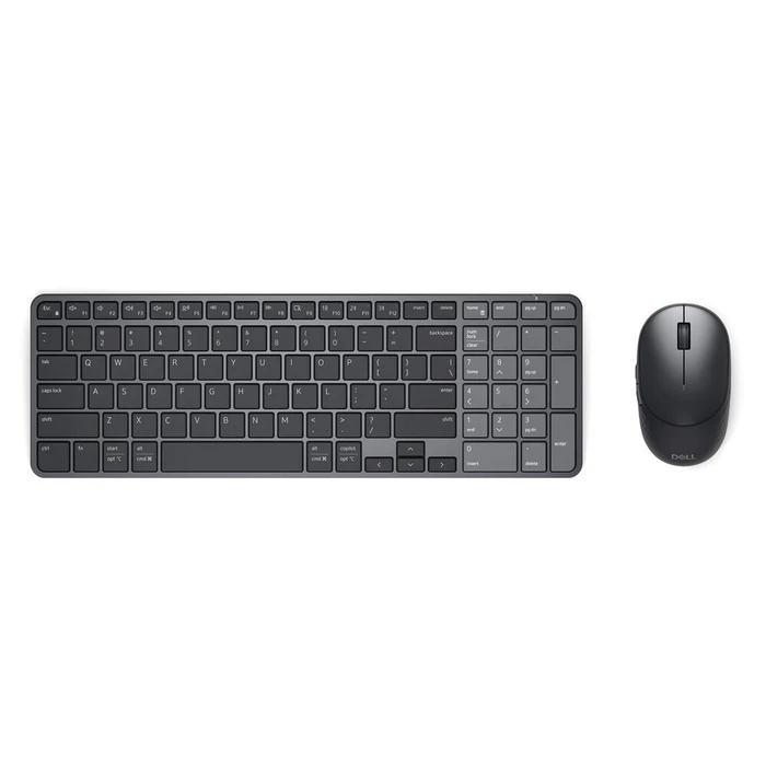 Dell Pro 7 Slim Black Ασύρματο Bluetooth Σετ Πληκτρολόγιο & Ποντίκι Ελληνικό