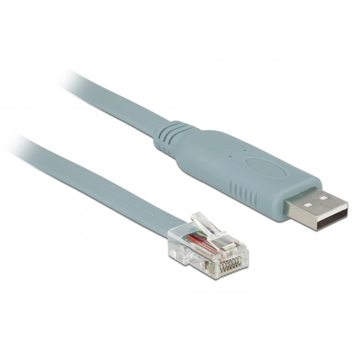 Καλώδιο USB Delock USB2.0/A St > RS232 RJ45 St 1.0m gray