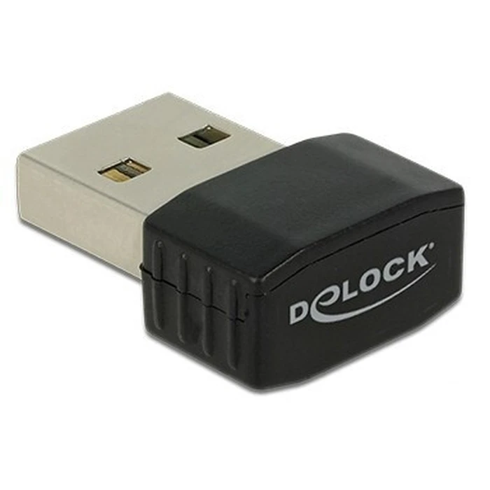 Αντάπτορας Ασύρματου Δικτύου Delock USB2.0 2dBi Nano Dongle 2,4+5 GHz WL-Antenne