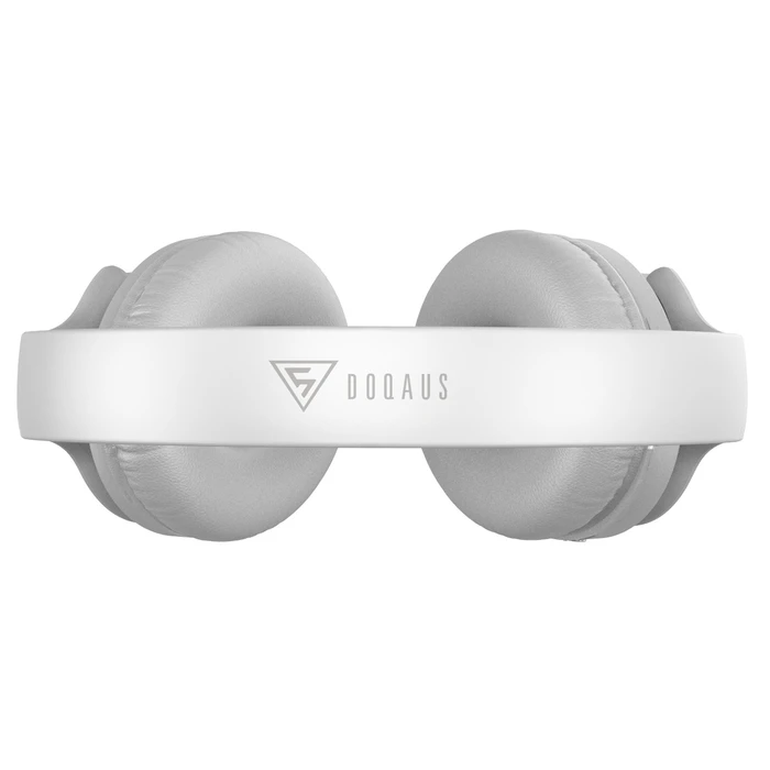 Headphones Doqaus DESIGN 1, ασύρματα & ενσύρματα, Φ40mm, 600mAh, γκρι