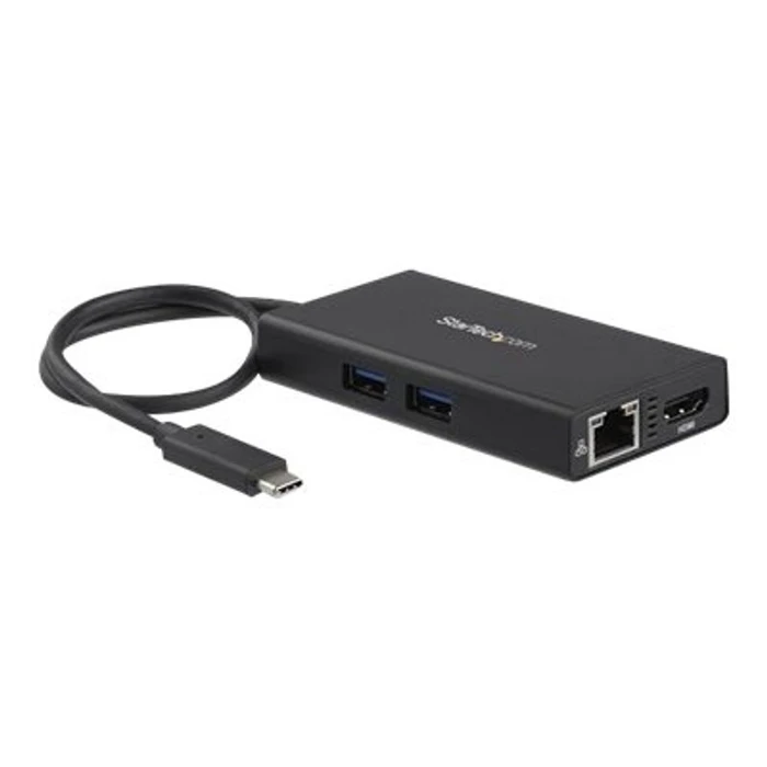 Docking Station StarTech USB-C (USB PD) - USB Type C to 4K HDMI / USB 3.0 / Gigabit Ethernet Hub